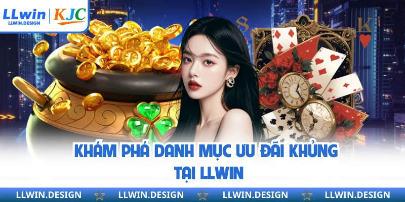 Khám phá danh mục ưu đãi khủng tại LLWIN
